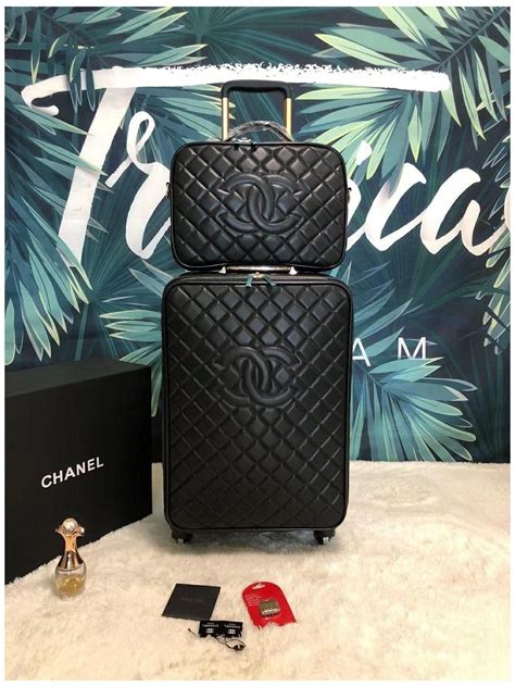 chanel luggage sets